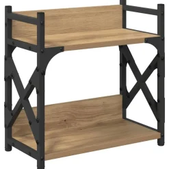 vidaXL Electrónica-Soporte para Impresora Roble artesanal 40 x 20 x 40 cm