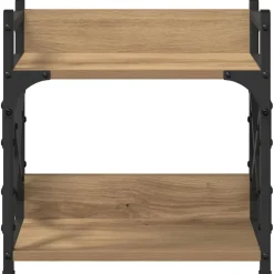 vidaXL Electrónica-Soporte para Impresora Roble artesanal 40 x 20 x 40 cm