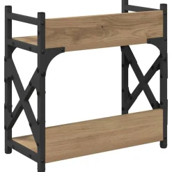 vidaXL Electrónica-Soporte para Impresora Roble artesanal 40 x 20 x 40 cm