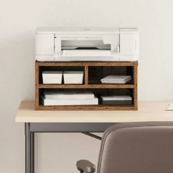 vidaXL Soporte para Impresora Madera vieja 49 x 40 x 22.5 cm Madera envejecida Hot