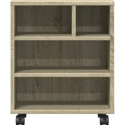 vidaXL Electrónica-Soporte para impresora con ruedas 41x32x48 cm