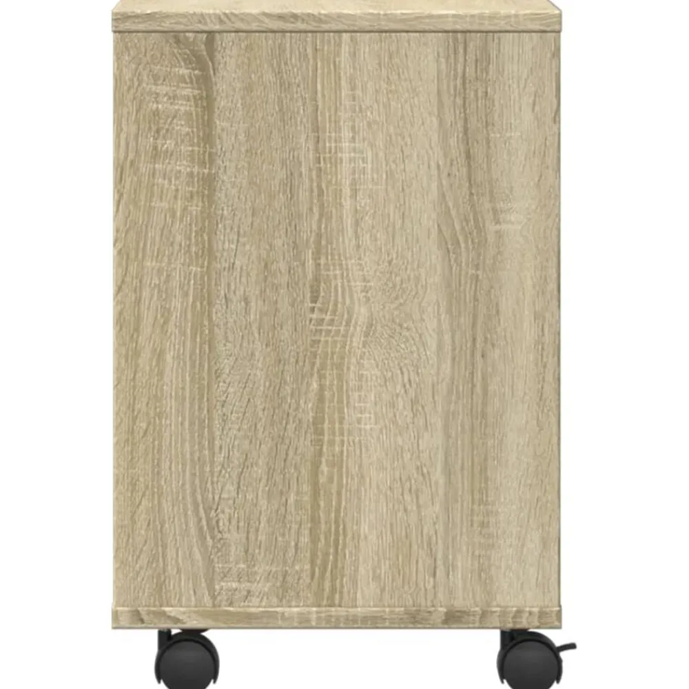 vidaXL Electrónica-Soporte para impresora con ruedas 41x32x48 cm