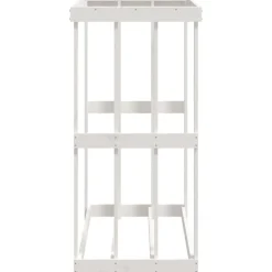 vidaXL Accesorios Para Hornos De Leña Y Chimeneas-Soporte para leña de exterior madera pino 108x52x106 cm