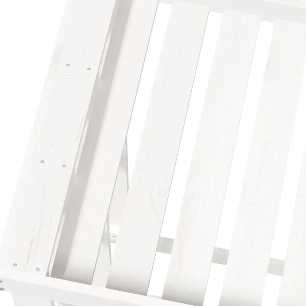 vidaXL Accesorios Para Hornos De Leña Y Chimeneas-Soporte para leña de exterior madera pino 108x52x106 cm
