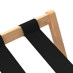 vidaXL Soporte para maletas bambú 68x38x58 cm