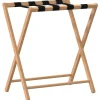 vidaXL Maletas Y Bolsos De Viaje-Soporte para maletas bambú 68,5x38x58 cm