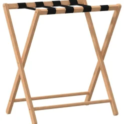 vidaXL Maletas Y Bolsos De Viaje-Soporte para maletas bambú 68,5x38x58 cm