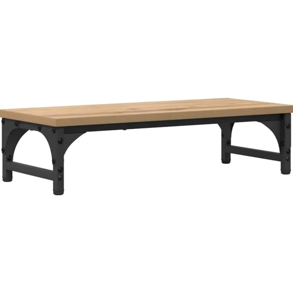 vidaXL Soporte para Monitor Roble artesanal 55 x 23 x 14 cm Roble artisan Hot