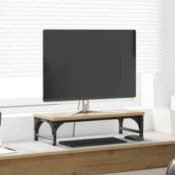 vidaXL Soporte para Monitor Roble artesanal 55 x 23 x 14 cm Roble artisan Hot