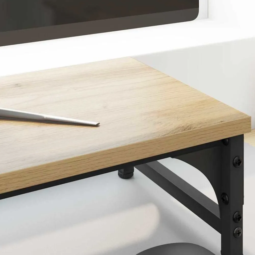 vidaXL Soporte para Monitor Roble artesanal 55 x 23 x 14 cm Roble artisan Hot
