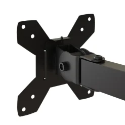 vidaXL Electrónica-Soporte para monitor acero negro VESA 75/100 mm
