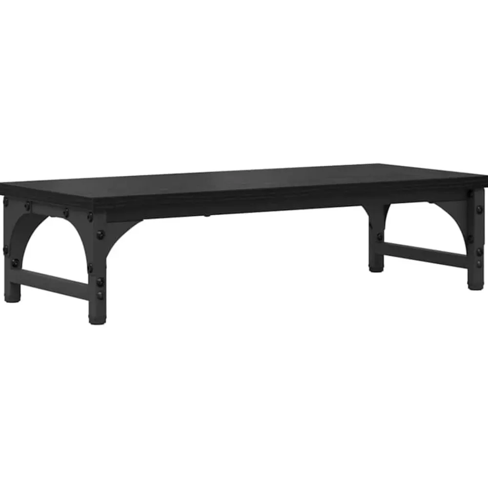 vidaXL Soporte para Monitor 55 x 23 x 14 cm Roble negro Outlet