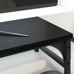 vidaXL Soporte para Monitor 55 x 23 x 14 cm Roble negro Outlet