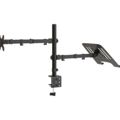 vidaXL Electrónica-Soporte para monitor acero negro VESA 75/100 mm
