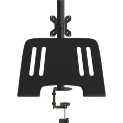 vidaXL Electrónica-Soporte para monitor acero negro VESA 75/100 mm