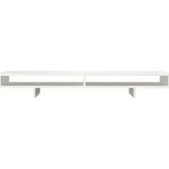 vidaXL Electrónica-Soporte para monitor madera maciza de pino 100x27x14 cm