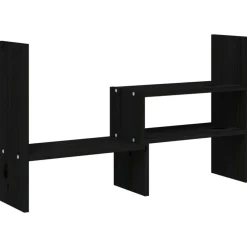 vidaXL Electrónica-Soporte para monitor madera maciza pino (39-72)x17x43 cm