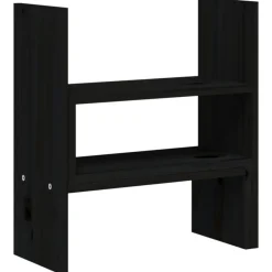 vidaXL Electrónica-Soporte para monitor madera maciza pino (39-72)x17x43 cm