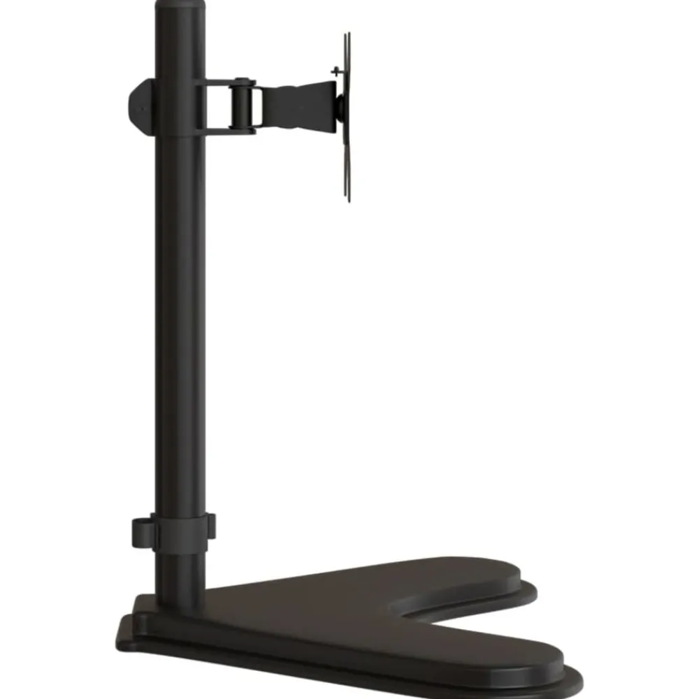vidaXL Electrónica-Soporte para monitor acero negro VESA 75/100 mm