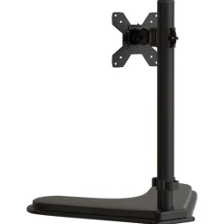 vidaXL Electrónica-Soporte para monitor acero negro VESA 75/100 mm