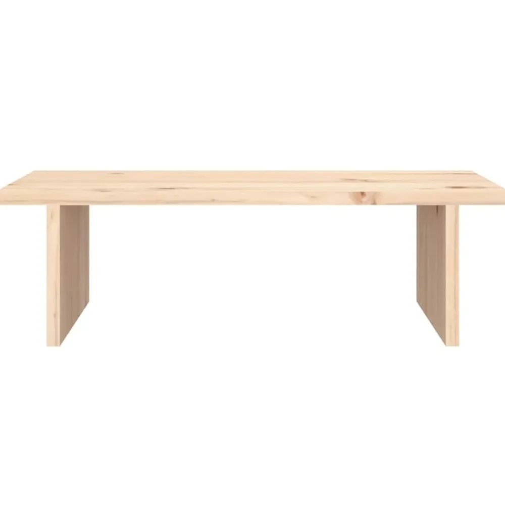 vidaXL Soporte para monitor madera maciza de pino 50x27x15 cm Natural Hot