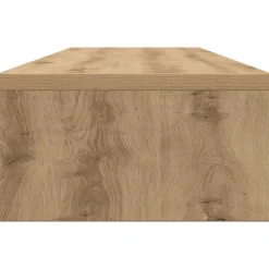 vidaXL Electrónica-Soporte para monitor de roble artesanal, 100 x 24 x 13 cm, madera de ingeniería
