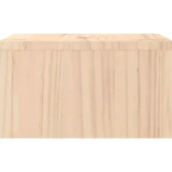 vidaXL Soporte para monitor madera maciza de pino 50x27x15 cm Natural Outlet