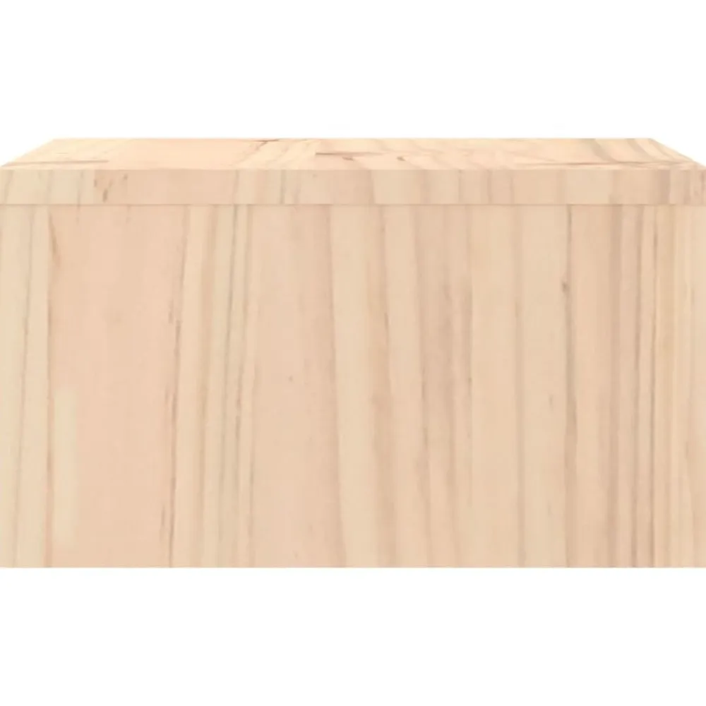 vidaXL Soporte para monitor madera maciza de pino 50x27x15 cm Natural Outlet