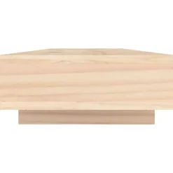 vidaXL Soporte para monitor madera maciza de pino 100x27x14 cm Natural Best