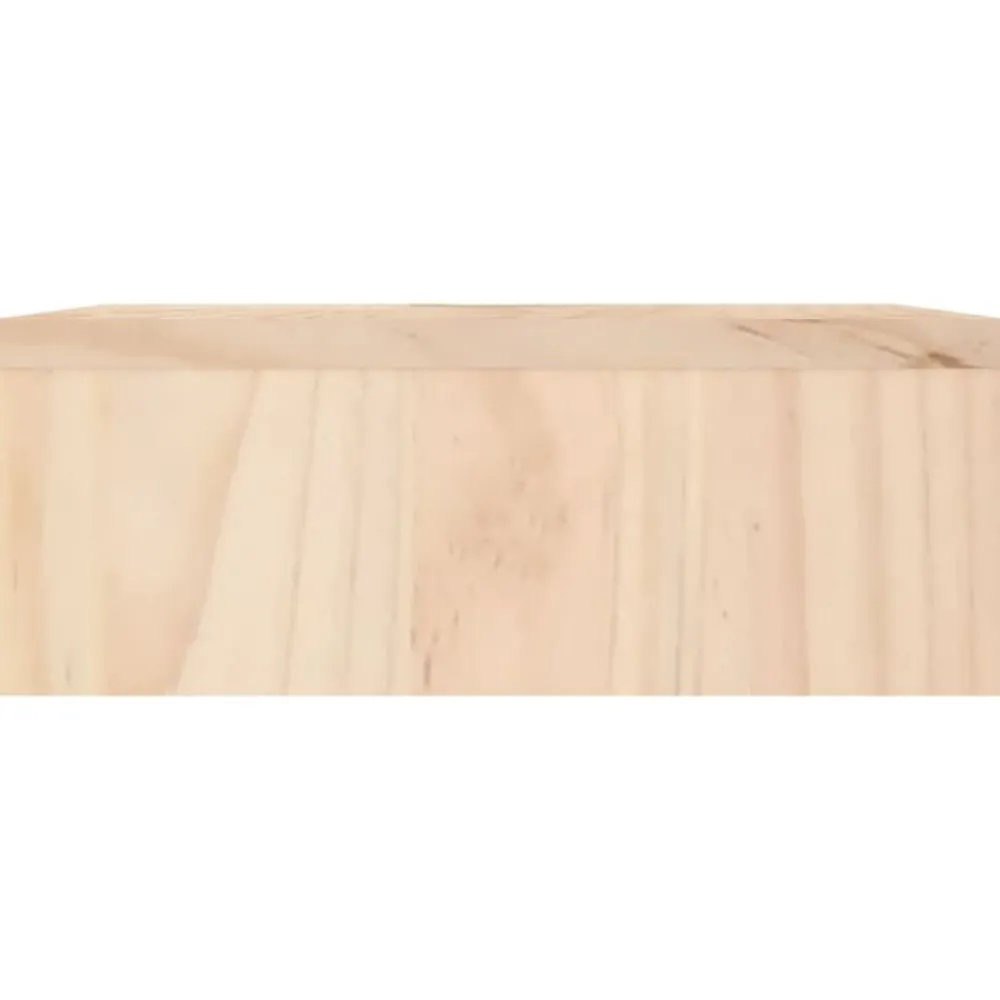 vidaXL Soporte para monitor madera maciza de pino 100x27x10 cm Natural Sale