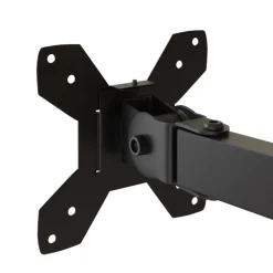 vidaXL Electrónica-Soporte para monitor triple acero negro VESA 75/100 mm