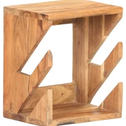 vidaXL Piezas Y Accesorios Para Vehículos-Soporte para monopatín de pared madera de acacia 25x20x30 cm