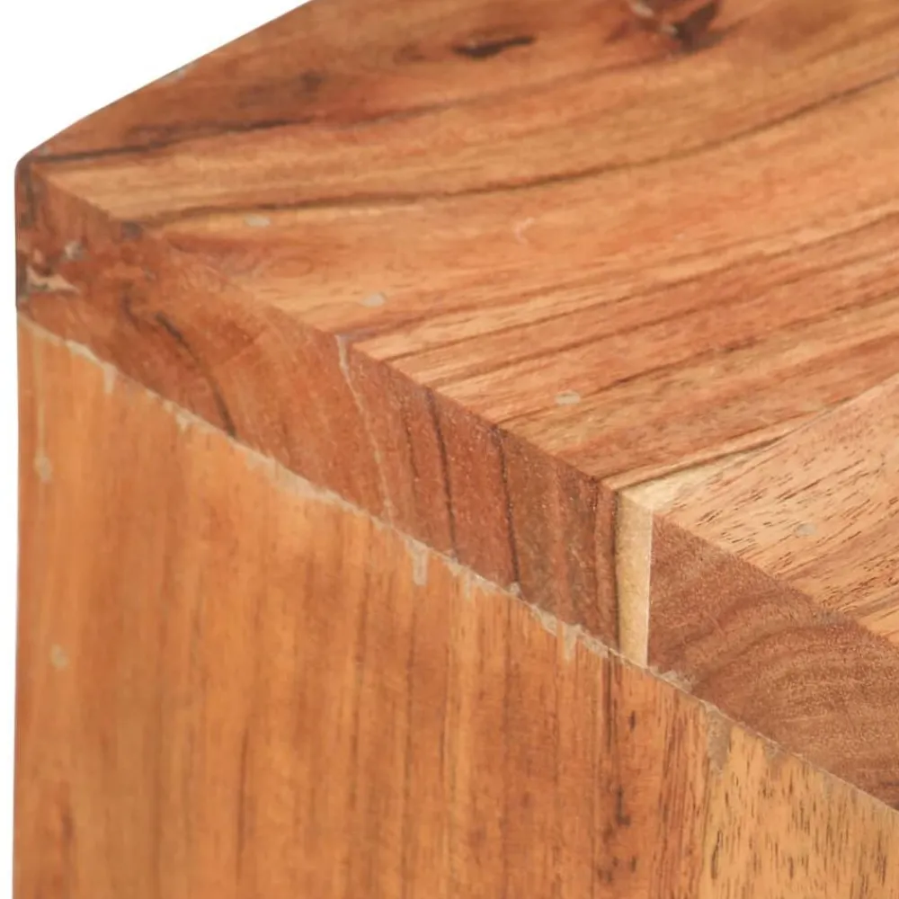 vidaXL Piezas Y Accesorios Para Vehículos-Soporte para monopatín de pared madera de acacia 25x20x30 cm