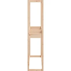vidaXL Soporte para neumáticos madera maciza de pino 120x40x180 cm Natural Discount