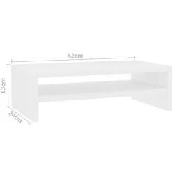 vidaXL Muebles Tv-Soporte para pantalla madera contrachapada 42x24x13 cm