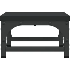 vidaXL Soporte para pantalla madera de ingeniería 37x23x14 cm Negro Discount