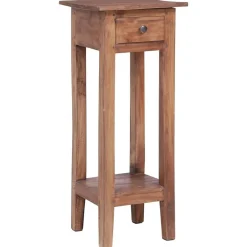 vidaXL Soporte para plantas madera maciza de caoba 30x30x75 cm Hot