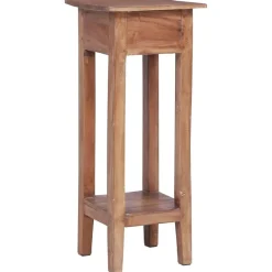 vidaXL Soporte para plantas madera maciza de caoba 30x30x75 cm Hot