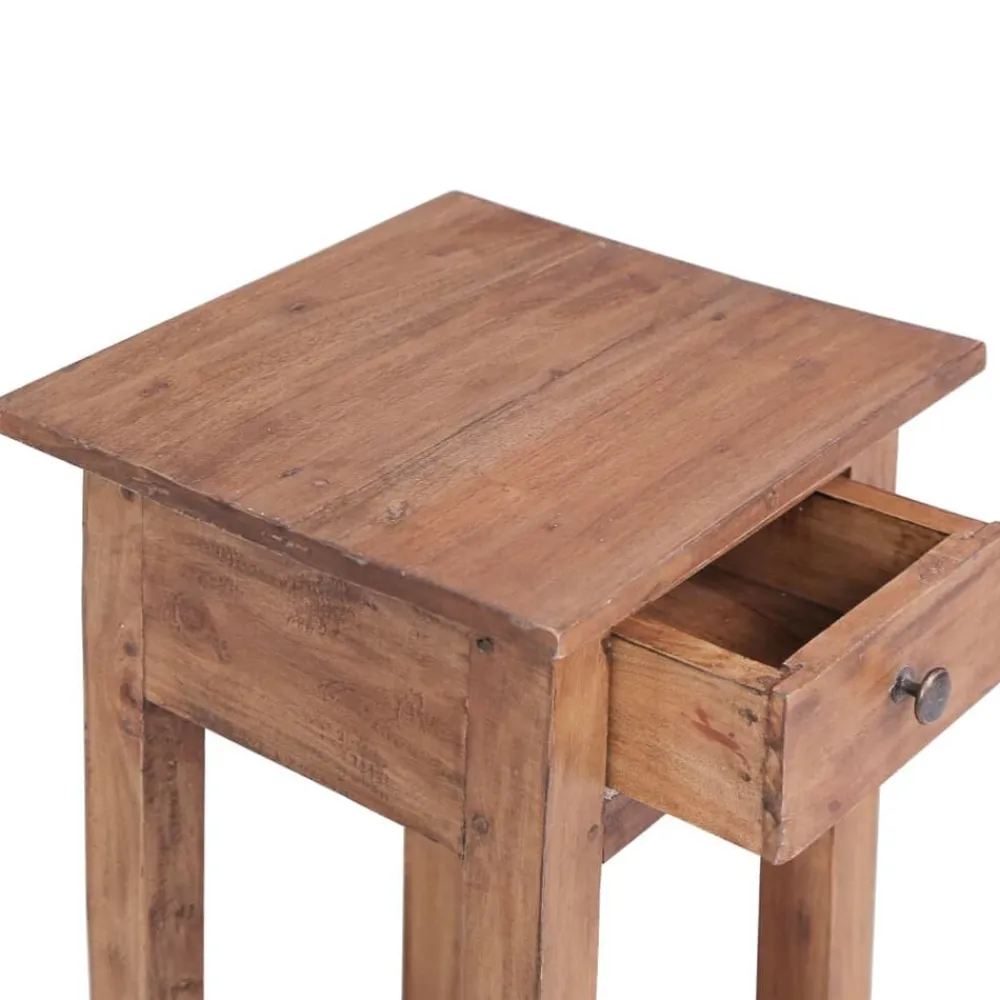 vidaXL Soporte para plantas madera maciza de caoba 30x30x75 cm Hot