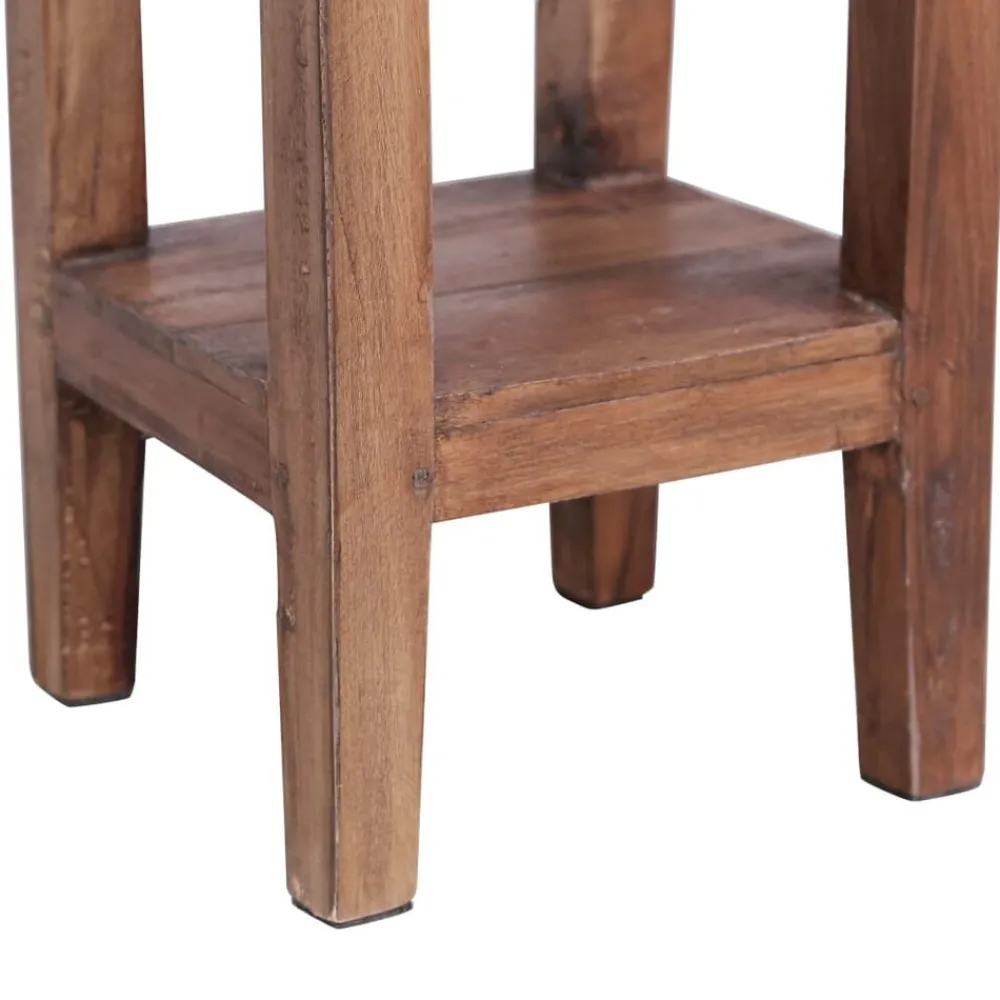 vidaXL Soporte para plantas madera maciza de caoba 30x30x75 cm Hot