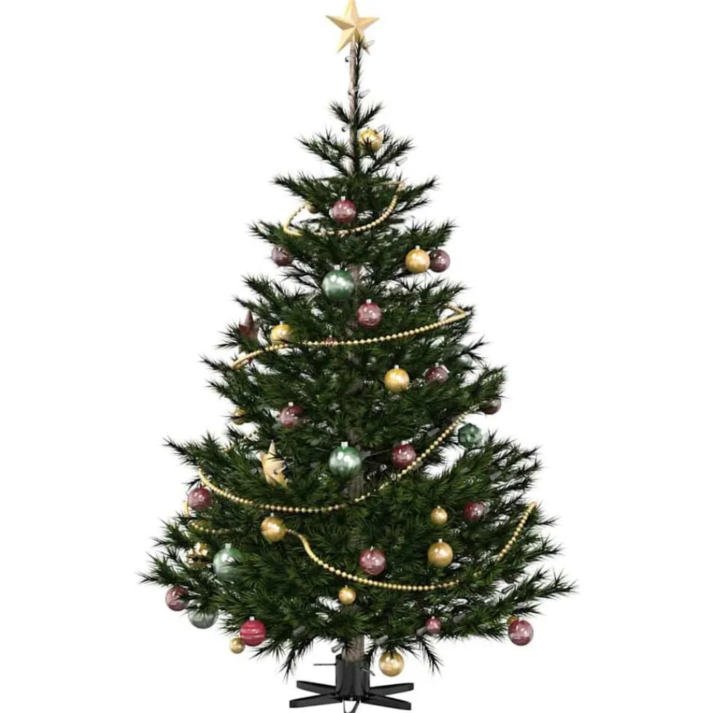 vidaXL Soporte para Árbol de Navidad 50 x 50 x 15,5 cm Acero Negro Sale