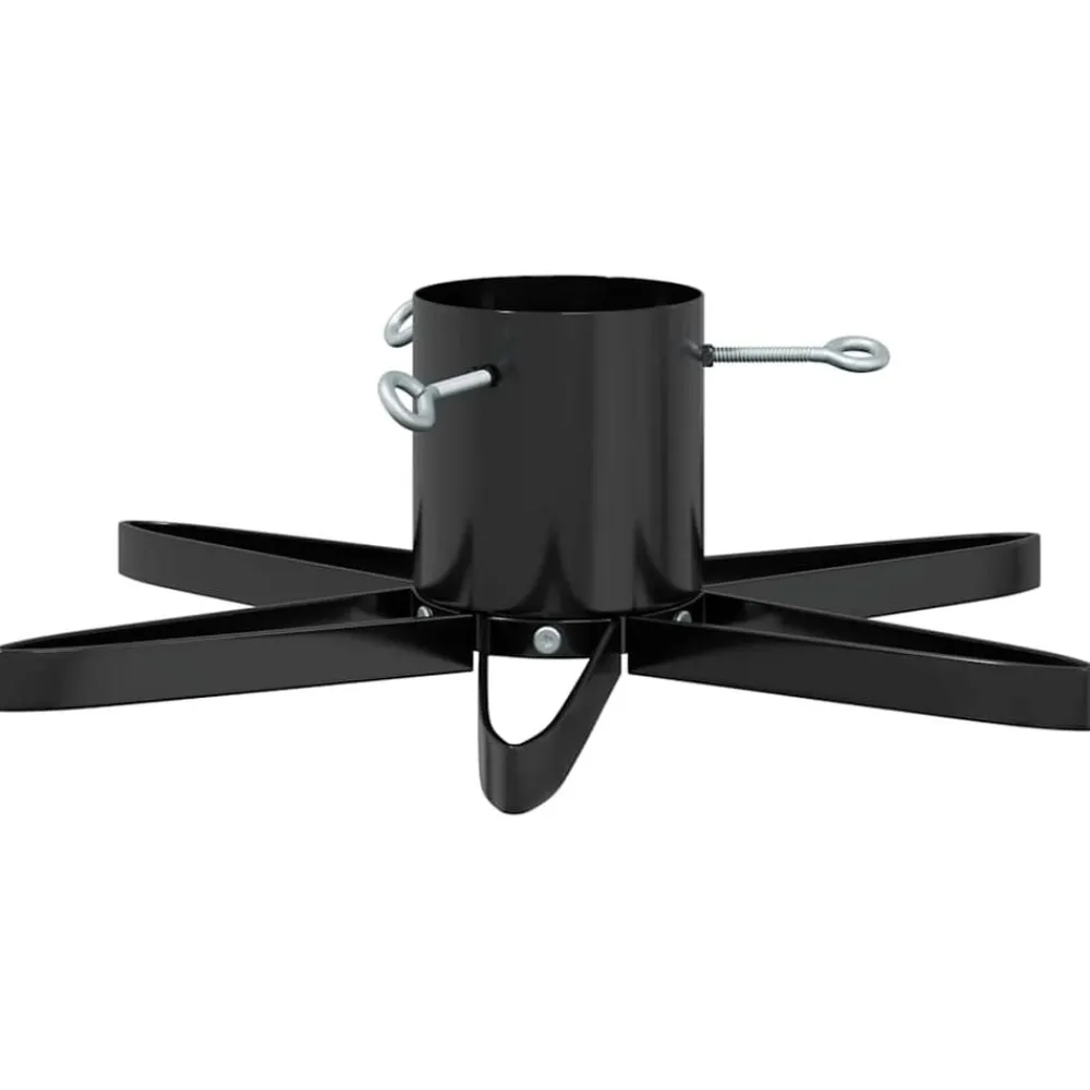 vidaXL Soporte para Árbol de Navidad 50 x 50 x 15,5 cm Acero Negro Sale