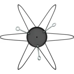 vidaXL Soporte para Árbol de Navidad 50 x 50 x 15,5 cm Acero Negro Sale