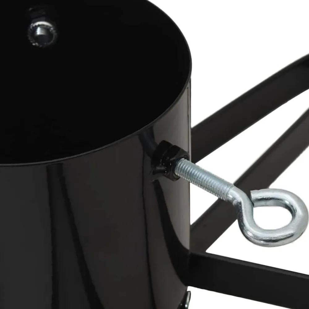 vidaXL Soporte para Árbol de Navidad 50 x 50 x 15,5 cm Acero Negro Sale