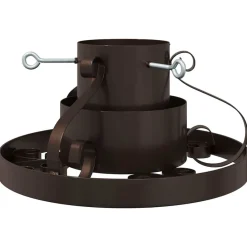 vidaXL Decoración-Soporte para árbol de Navidad cobre envejecido 29x29x15,5 cm
