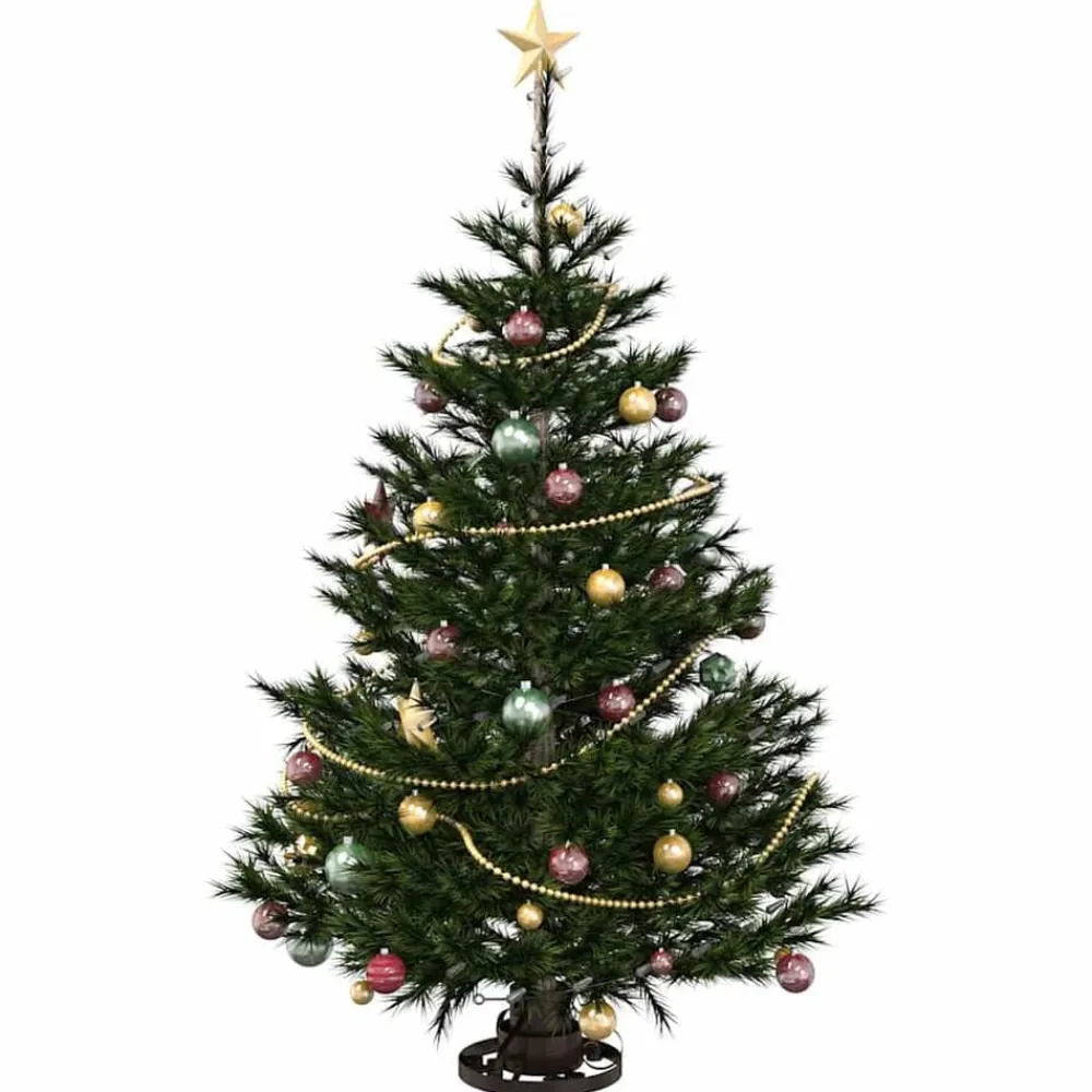 vidaXL Decoración-Soporte para árbol de Navidad cobre envejecido 29x29x15,5 cm