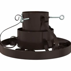 vidaXL Decoración-Soporte para árbol de Navidad cobre envejecido 29x29x15,5 cm