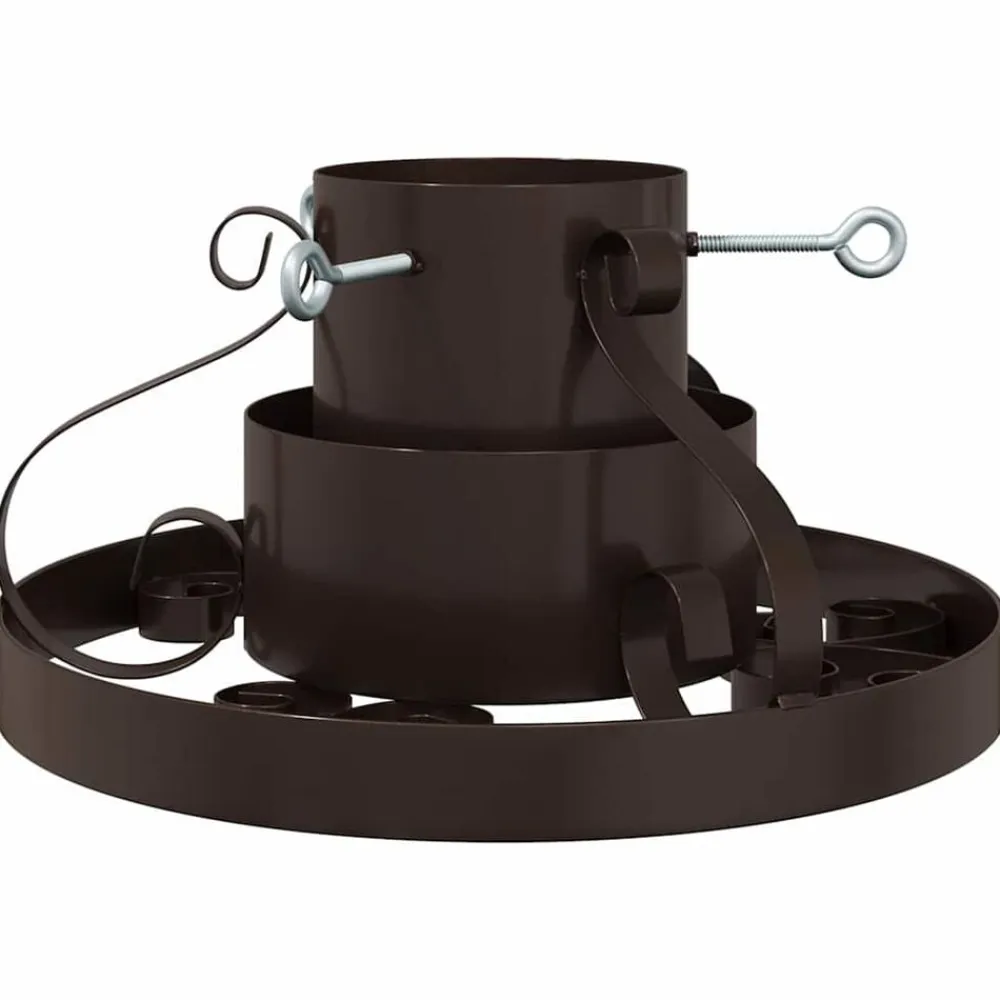 vidaXL Decoración-Soporte para árbol de Navidad cobre envejecido 29x29x15,5 cm