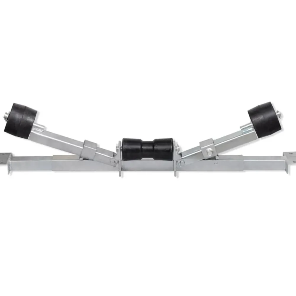 vidaXL Soporte para remolque de barco con rodillos Sale