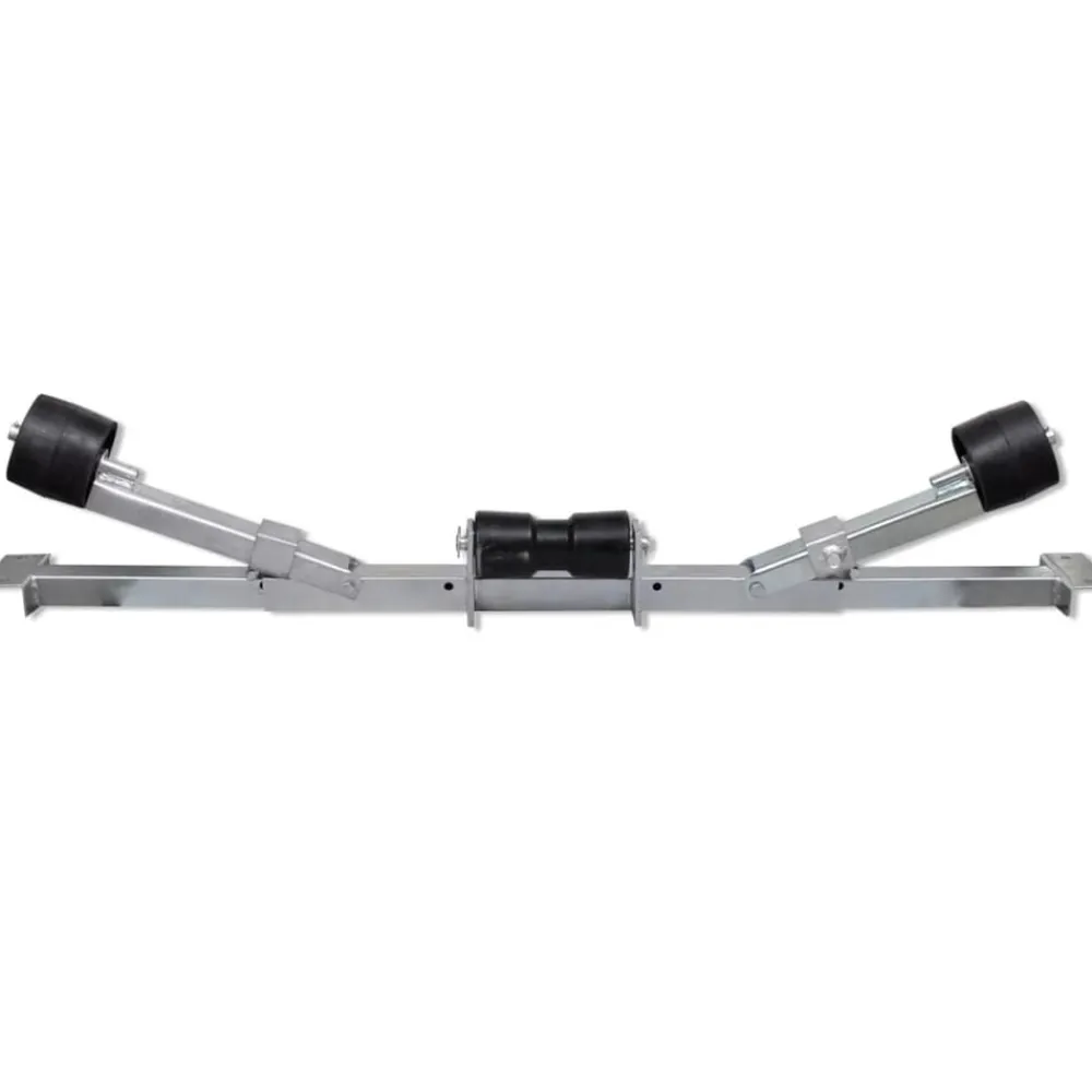 vidaXL Soporte para remolque de barco con rodillos Sale